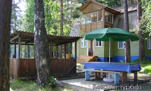 Зона отдыха при коттедже