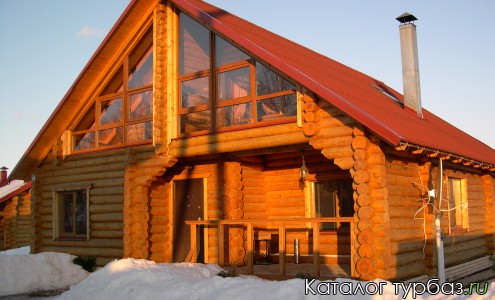 Зимний вид коттеджа №1