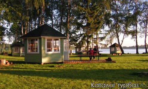 Беседка с настилом