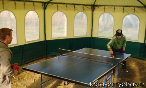 Крытая палатка для игры в теннис