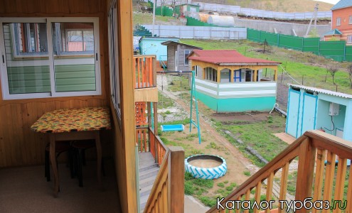 вид со второго этажа