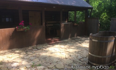 Территория банного комплекса