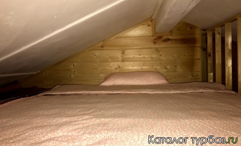 Спальное место на втором уровне