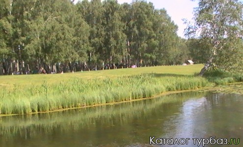 берег озера Карбалык, вид с пристани